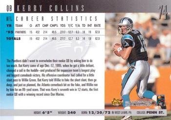 1996 Donruss #74 Kerry Collins Back