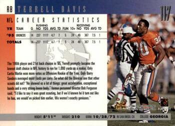 1996 Donruss #117 Terrell Davis Back