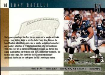 1996 Donruss #147 Tony Boselli Back