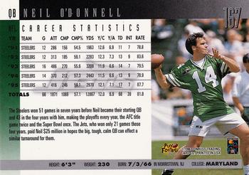 1996 Donruss #167 Neil O'Donnell Back