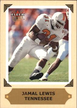 2001 Ultra - College Greats Previews #NNO Jamal Lewis Front