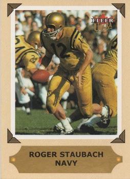 2001 Ultra - College Greats Previews #NNO Roger Staubach Front