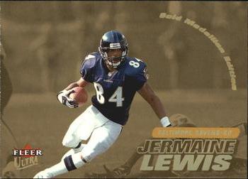2001 Ultra - Gold Medallion #74G Jermaine Lewis Front