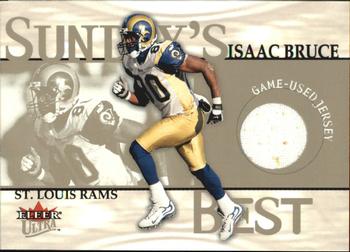 2001 Ultra - Sunday's Best Jerseys #NNO Isaac Bruce Front
