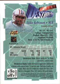 1996 Finest - Refractors #130 Eddie Robinson Back