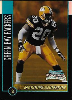 2002 Bowman Chrome - Refractors Gold #169 Marques Anderson Front