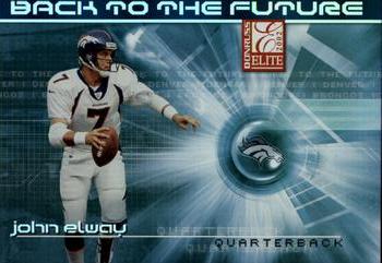 2002 Donruss Elite - Back to the Future #BF-15 John Elway Front