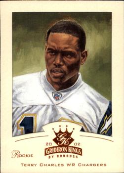 2002 Donruss Gridiron Kings - Bronze #135 Terry Charles Front