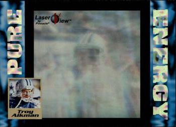 1996 Pinnacle Laser View #28 Troy Aikman Front