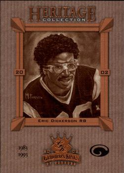 2002 Donruss Gridiron Kings - Heritage Collection #HC-7 Eric Dickerson Front