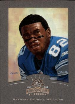 2002 Donruss Gridiron Kings - Silver #29 Germane Crowell Front
