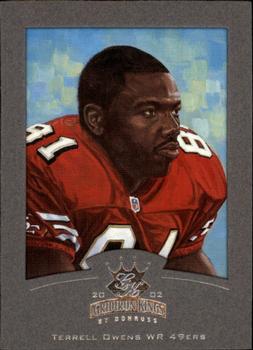 2002 Donruss Gridiron Kings - Silver #83 Terrell Owens Front