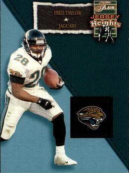 2002 Flair - Jersey Heights #6 JH Fred Taylor Front