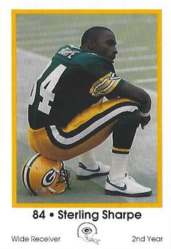 1989 Green Bay Packers Police - Grafton State Bank, Grafton Police Department #10 Sterling Sharpe Front