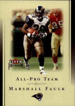 2002 Fleer Premium - All-Pro Team #5 APT Marshall Faulk Front