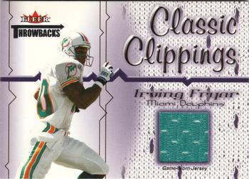 2002 Fleer Throwbacks - Classic Clippings #NNO Irving Fryar Front