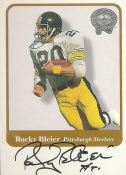2002 Fleer Throwbacks - Greats of the Game Autographs #NNO Rocky Bleier Front