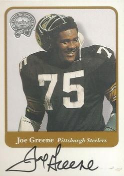 2002 Fleer Throwbacks - Greats of the Game Autographs #NNO Joe Greene Front