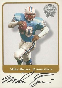 2002 Fleer Throwbacks - Greats of the Game Autographs #NNO Mike Rozier Front