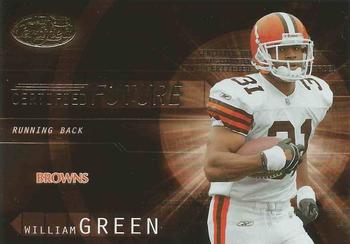 2002 Leaf Certified - Future #CF5 William Green Front