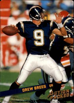 2002 Leaf Rookies & Stars - Action Packed Bronze #8 Drew Brees Front