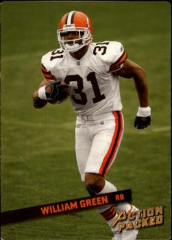 2002 Leaf Rookies & Stars - Action Packed Bronze #10 William Green Front