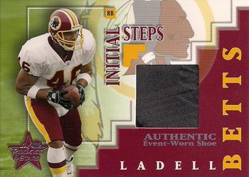 2002 Leaf Rookies & Stars - Initial Steps #IS-9 Ladell Betts Front