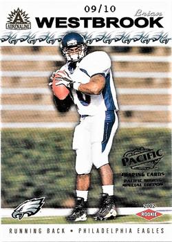 2002 Pacific Adrenaline - Pacific Nights #216 Brian Westbrook Front