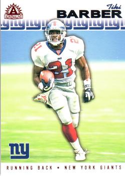 2002 Pacific Adrenaline - Red #181 Tiki Barber Front