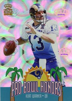 2002 Pacific Crown Royale - Pro Bowl Honors #18 Kurt Warner Front
