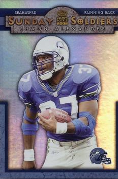 2002 Pacific Crown Royale - Sunday Soldiers #19 Shaun Alexander Front
