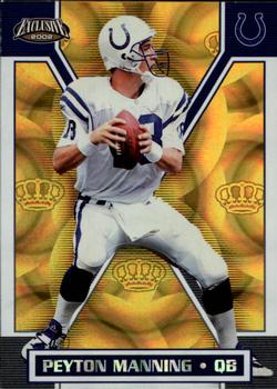 2002 Pacific Exclusive - Gold #76 Peyton Manning Front