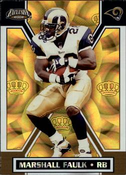2002 Pacific Exclusive - Gold #141 Marshall Faulk Front