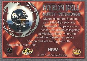 1996 Pacific Crown Royale - NFL Regime #NR53 Myron Bell Back