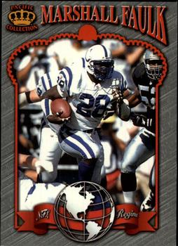 1996 Pacific Crown Royale - NFL Regime #NR70 Marshall Faulk Front