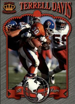1996 Pacific Crown Royale - NFL Regime #NR85 Terrell Davis Front
