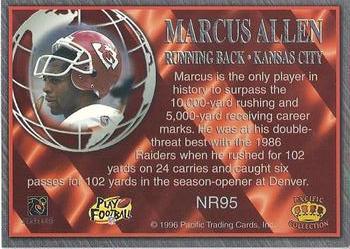 1996 Pacific Crown Royale - NFL Regime #NR95 Marcus Allen Back