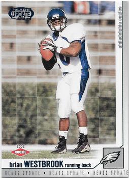 2002 Pacific Heads Update - Blue #131 Brian Westbrook Front