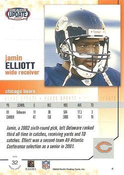 2002 Pacific Heads Update - Red #32 Jamin Elliott Back