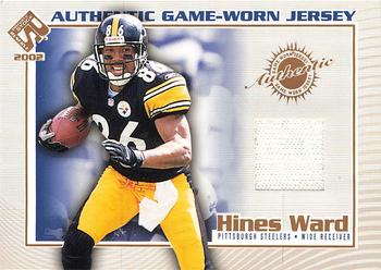 2002 Pacific Private Stock Reserve - Game Worn Jerseys #98 Hines Ward Front