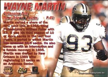 1996 Pacific Dynagon #P-91 Wayne Martin Back