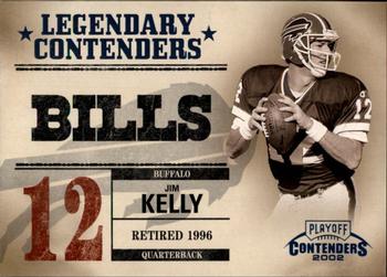 2002 Playoff Contenders - Legendary Contenders #LC-3 Jim Kelly Front