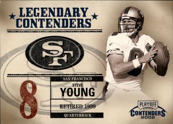 2002 Playoff Contenders - Legendary Contenders #LC-6 Steve Young Front