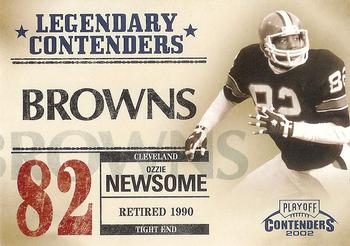 2002 Playoff Contenders - Legendary Contenders #LC-14 Ozzie Newsome Front