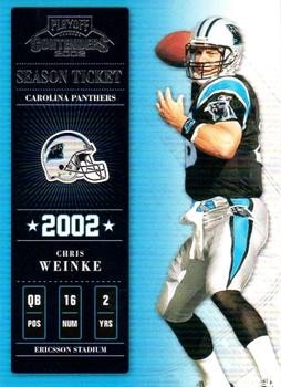 2002 Playoff Contenders - Samples #78 Chris Weinke Front