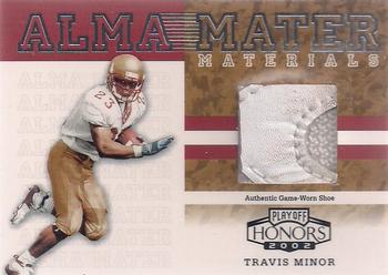 2002 Playoff Honors - Alma Mater Materials #AM-3 Travis Minor Front