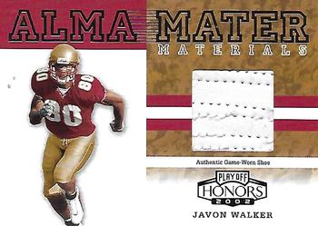 2002 Playoff Honors - Alma Mater Materials #AM-7 Javon Walker Front