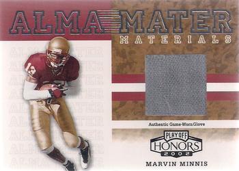 2002 Playoff Honors - Alma Mater Materials #AM-11 Marvin Minnis Front