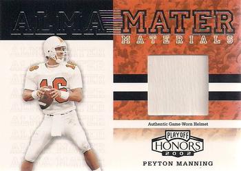 2002 Playoff Honors - Alma Mater Materials #AM-13 Peyton Manning Front