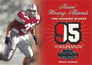 2002 Playoff Honors - Award Winning Materials #AW-5 Eddie George Front